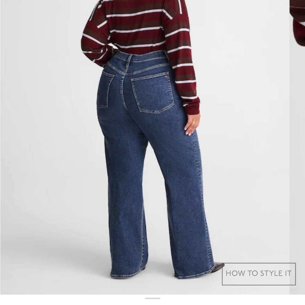 Madewell Dark Blue Flare Jeans
